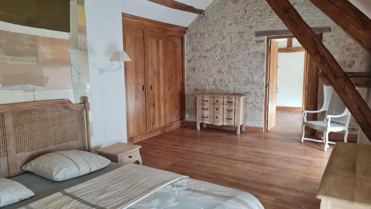 Belle Maison Dans Corps De Ferme - Logement Gabriel Villiers-sous-Grez Buitenkant foto